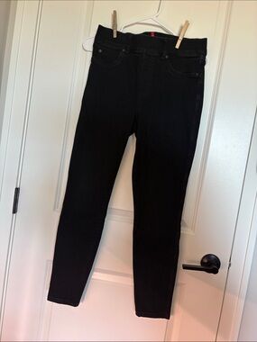 SPANX Black High-Rise Skinny Jeans